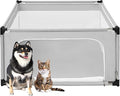 EHEYCIGA 42x42x26 Inches Puppy Playpen Without Top Cover by EHEYCIGA