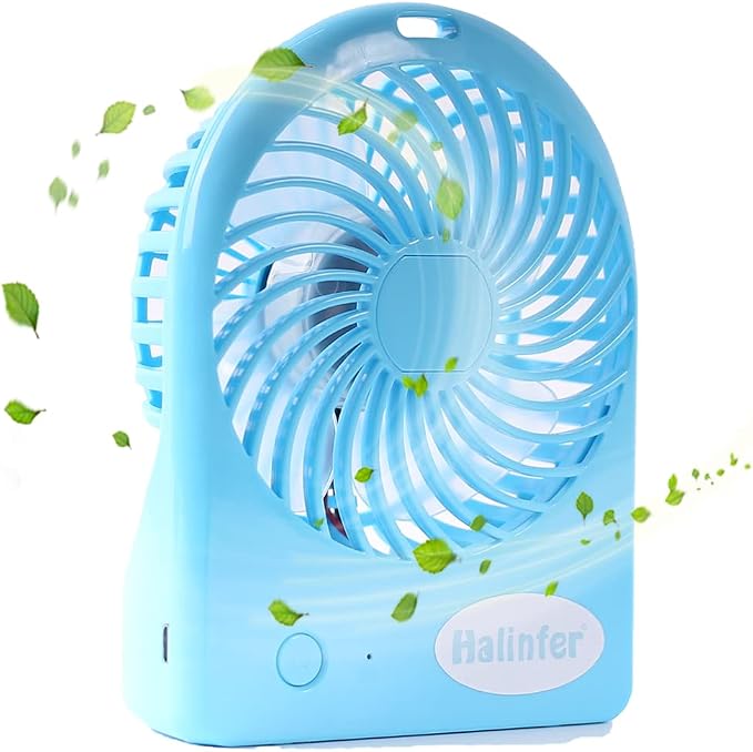 halinfer Portable Mini Fan for Cat Backpack Carrier, USB Rechargeable Battery - Image 3