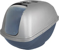 Petmate Basic Hooded Cat Litter Pan, Made in USA, 18.8"L x 15.2"W x 14"H by Petmate