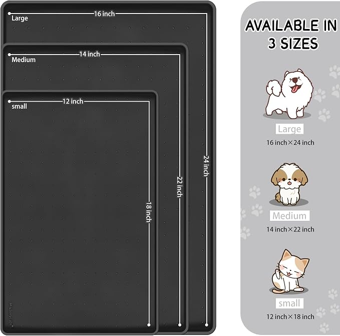 MateeyLife Silicone Cat & Dog Food Mat - Image 2