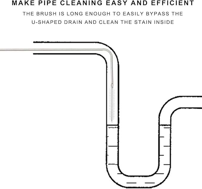 CiaraQ Bottle Cleaning Brushes, 8 Inch Nylon Tube Brush Set & A Flexible Long - Image 6