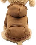 Jecikelon Winter Dog Hoodie Sweatshirts by Jecikelon