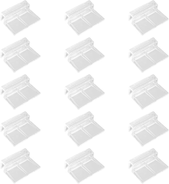 15 Pcs Rimless Aquarium Lid Clips by Unknown
