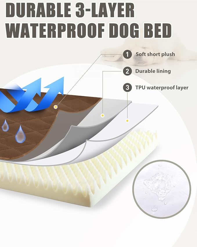 Orthopedic Dog Beds for Extra Large Dogs Waterproof - Image 5