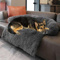 Calming Dogs/Cats Bed Mats, Dog Pad Washable Removable Couch Cover, Plush Long by Tinaco