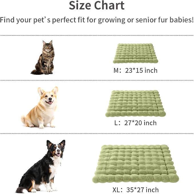 Self-Warming Cat Bed, Plush Faux Fur Pet Bed Mat - Image 9
