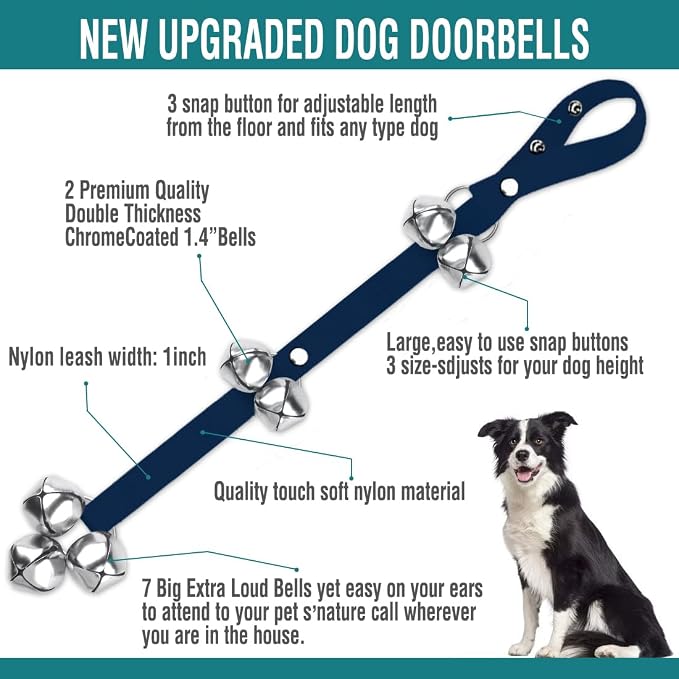BLUETREE Dog Doorbells Premium Quality Training Potty Great Dog Bells - Image 2