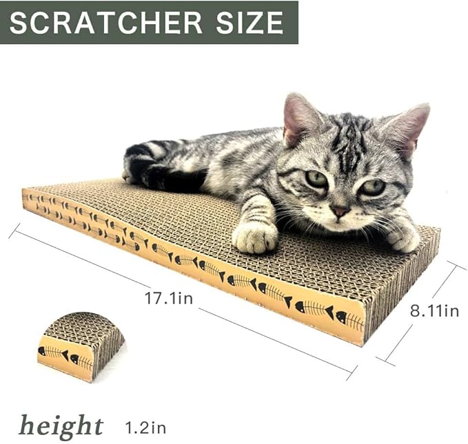 Cat Scratcher Cardboard Scratching Pads Scratch Lounge Bed - Image 3