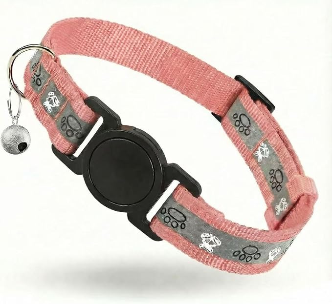 Cat Collar Breakaway, Reflective Kitten Collar by ODOKELE