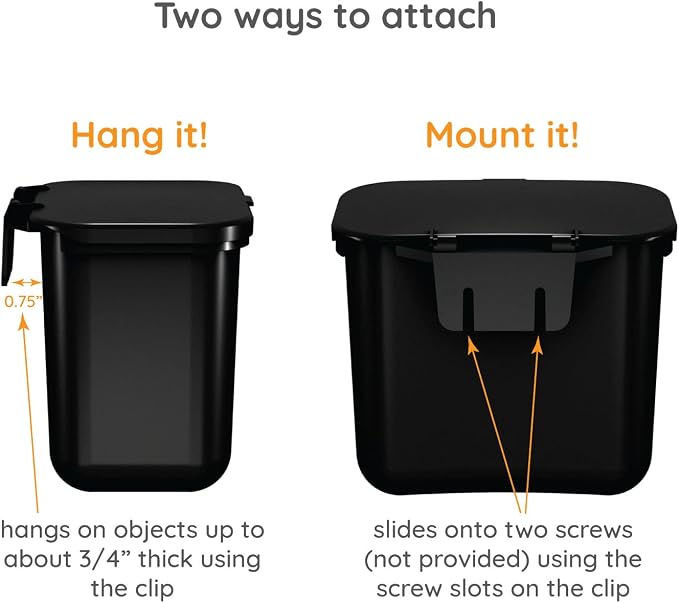 Hanging Wastebasket for Trash - Image 3
