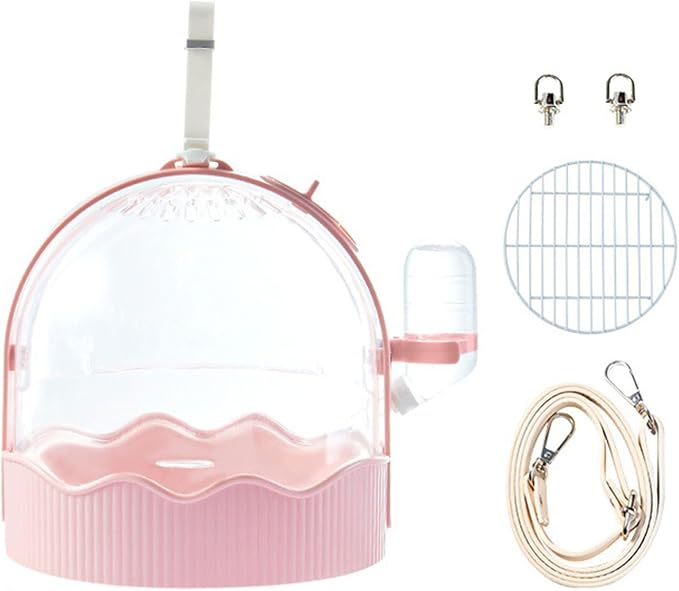 Clear Pet Carrier Travel Cage by Unknown