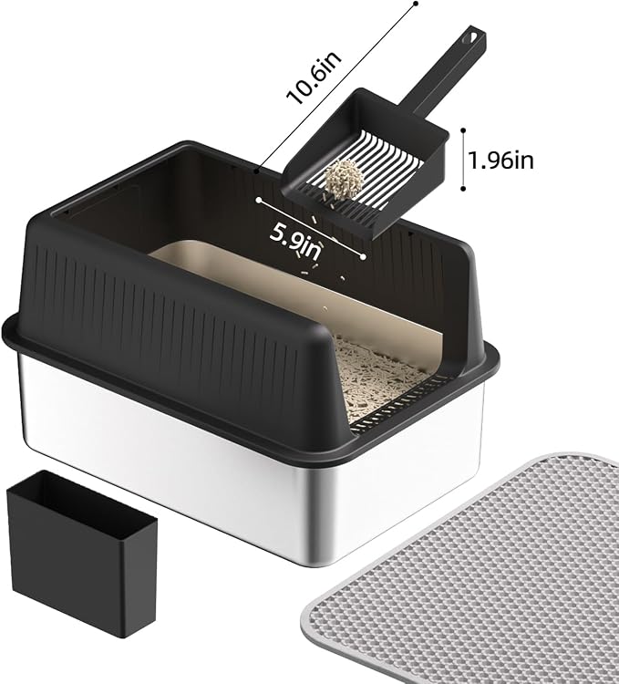 Stainless Steel Cat Litter Box - Image 5