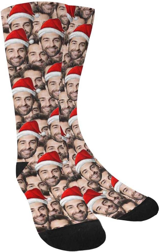 MyPupSocks Custom Personalized Photo Pet Face Socks, Cat and Dog Tracks Paws by MyPupSocks