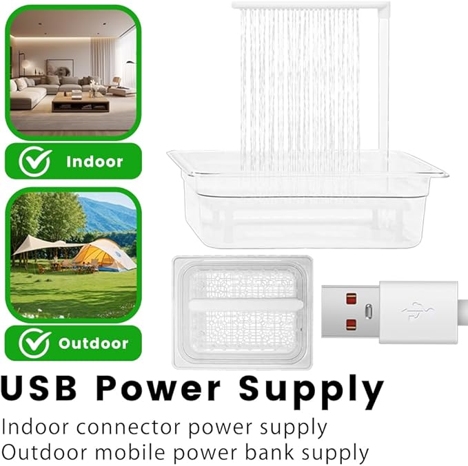 Parrot Bathtub, USB Electric Large Bird Bathtub Shower - Image 4