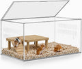 STILLCOVE Transparent Hamster Cage, 2-Tier - GlobalHabitat Supply