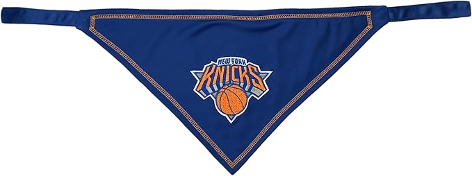 Pets First NBA New York Knicks TIE Bandana, Size Large/X-Large. Dog Bandana - Image 2