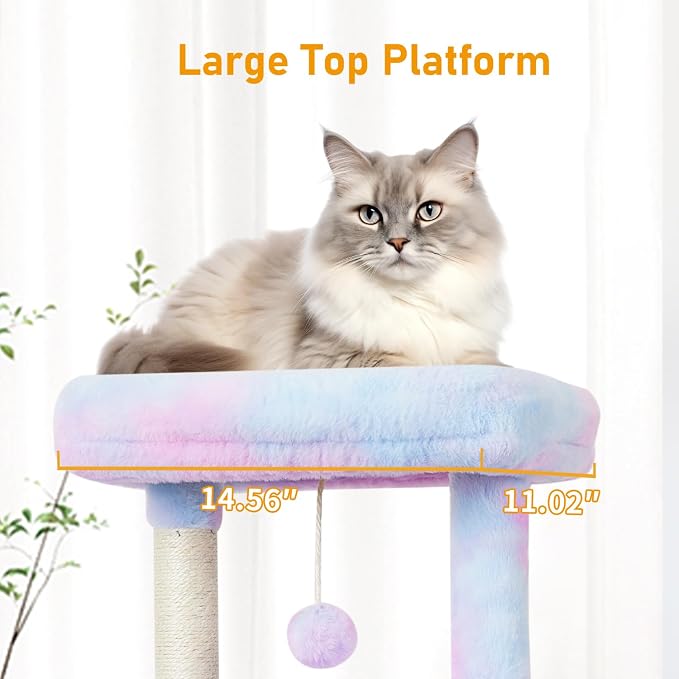 KIYUMI Cat Tree Cat Tower Condo - Image 3