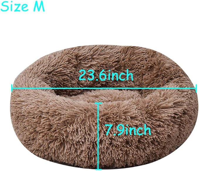 BODISEINT Modern Soft Plush Round Pet Bed - Image 7
