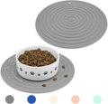 Ptlom Pet Food Mat for Dog and Cat Placemat 2 Pcs, Mat for Prevent Food and by PTLOM