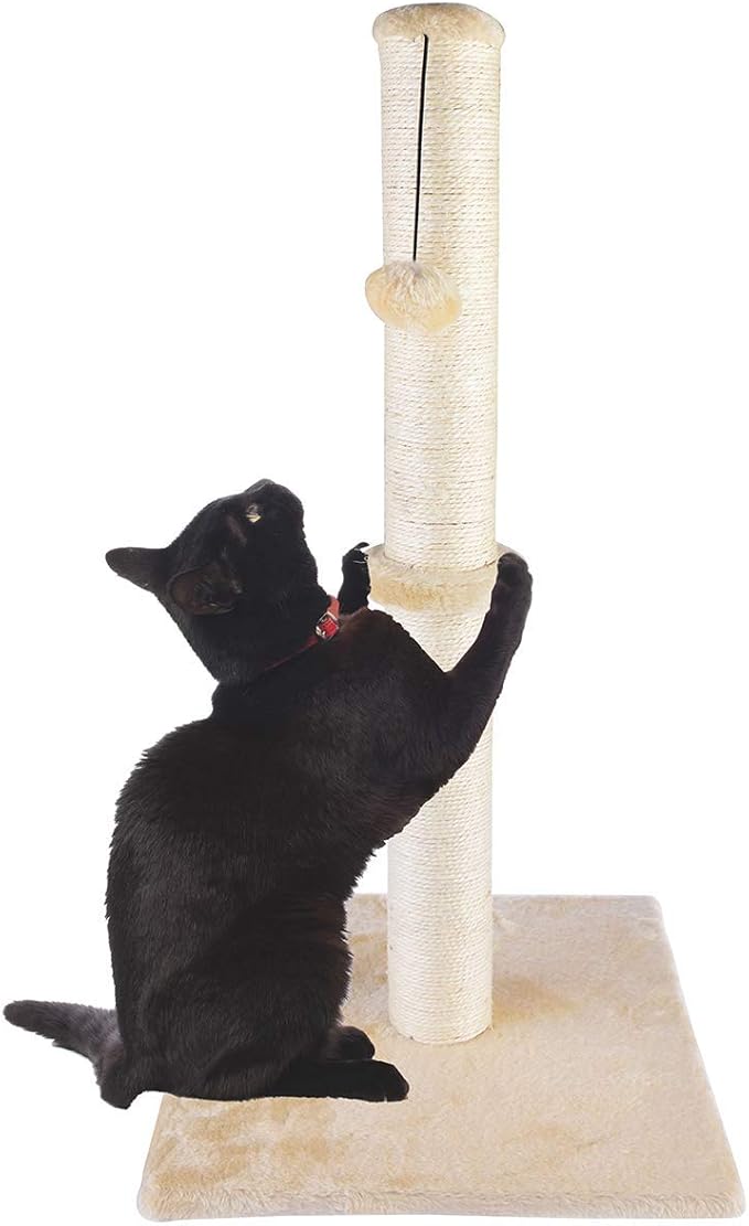 Dimaka 34" Height Tall Cat Scratching Post, Claw Scratcher by DIMAKA