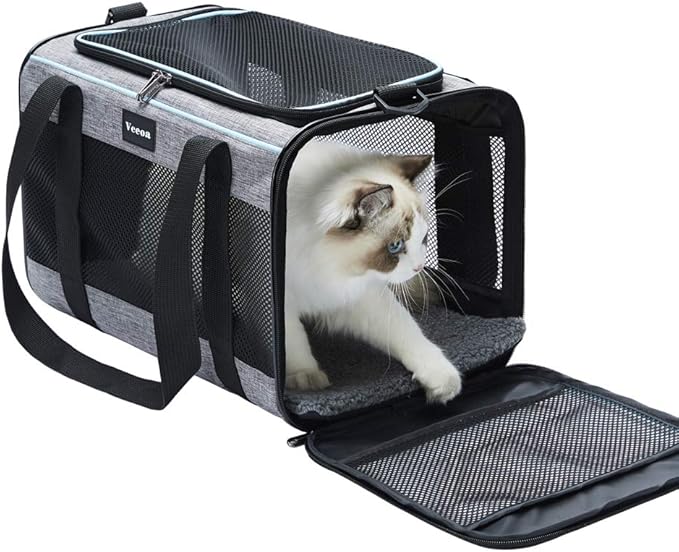 Vceoa 17.5x11x11 Inches Cat, Dog Carrier by Vceoa