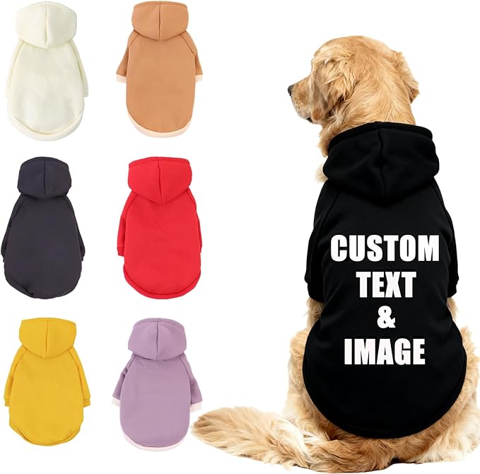 Custom Dog Hoodie, Personalized Sweatshirt by Unknown