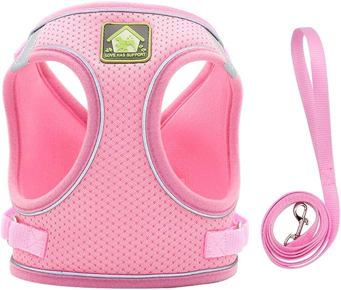 FEimaX Dog Harness and Leash Set, No Pull Breathable Soft Mesh Puppy Vest - Image 3