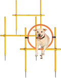 TNZMART 2.6 FT Dog Agility Obstacle Course Backyard Set by TNZMART