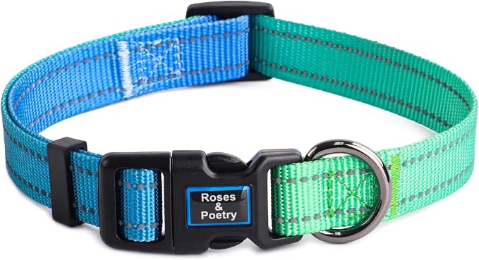 Roses&Poetry Large Dog Collar, Adjustable Reflective Durable Pet Collars - Image 7