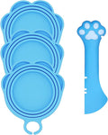 Cat Food Can Spoon & 3 Pcs Can Lids | Cute Paw Shape Covers & Opener by DORUI