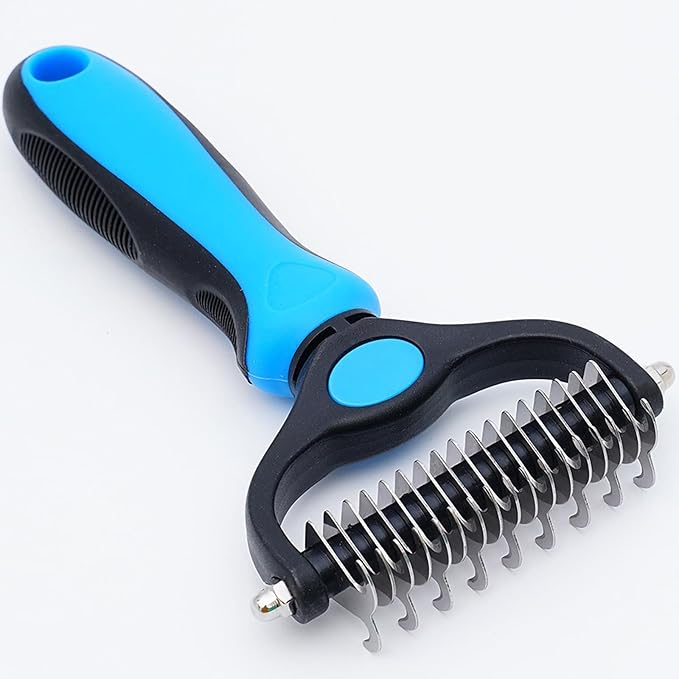 Pet Grooming Rake for Dogs & Cats by AKEISHE