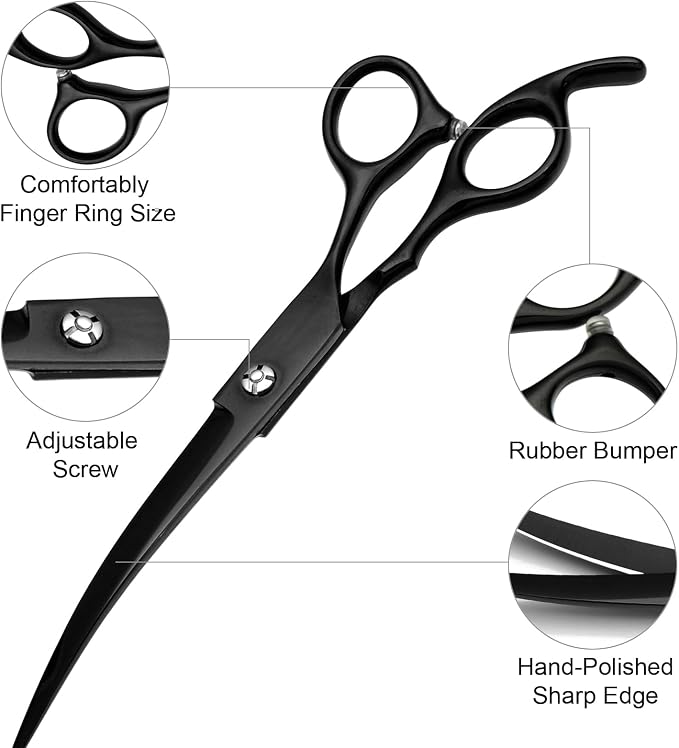 Professional Dog Grooming Scissors Set Stainless Steel Dog Grooming Kit - Image 2