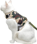 Cat Harness and Leash Set for Walking Escape Proof, Adjustable Cat Vest Harness by Yizhi+Miaow