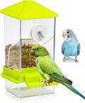 BNOSDM No Mess Automatic Bird Feeder Anti-Splash Bird Feeder Acrylic by BNOSDM