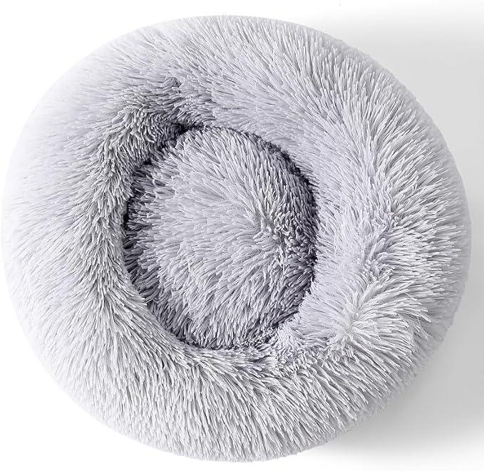 Round Cat Bed Dog Bed Small Kitten Bed Warm Pet Bed Kitty Bed Large Rabbit Bed - Image 4