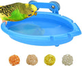 Mygeromon Bird Bath for Cage-Small Tub Bowl for Hang Inside Cage Birdbath by Mygeromon