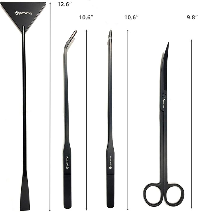 Aquarium Tweezers, Capetsma Stainless Steel Aquarium Plant Tools Long - Image 2