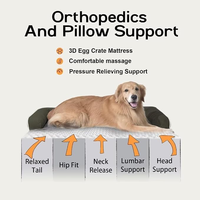 Small Dog Bed and Cat Sofa Waterproof Orthopedic Dog Beds - Image 3