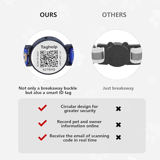 3-Pack Smart ID Cat Collar - Image 6