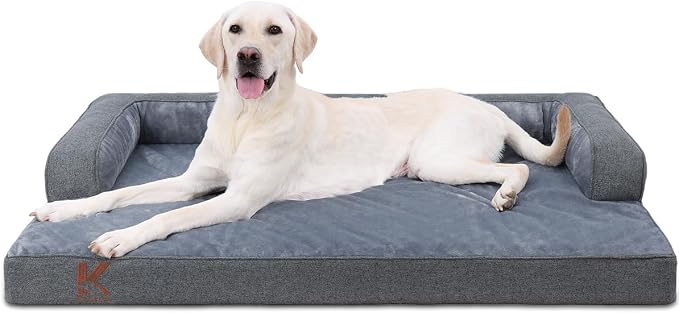 KSIIA Washable Dog Bed XL Senior Dog, Orthopedic Warm Soft Pet Sofa Waterproof by KSIIAPetProducts