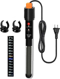 PULACO 200Watt Aquarium Heater for 25-50 Gallon Fish Tank, Adjustable by PULACO