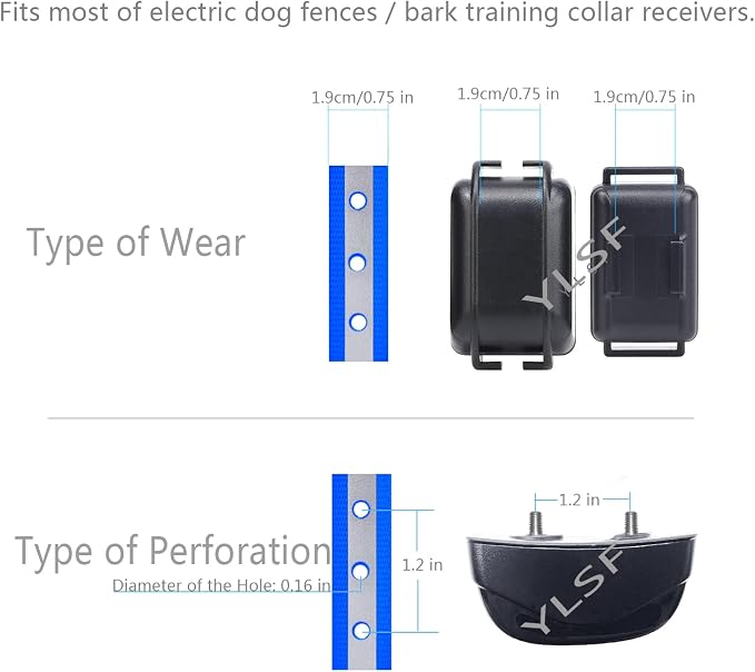Dog Collar Strap for Most of Electronic Training Shock Collar - Image 2