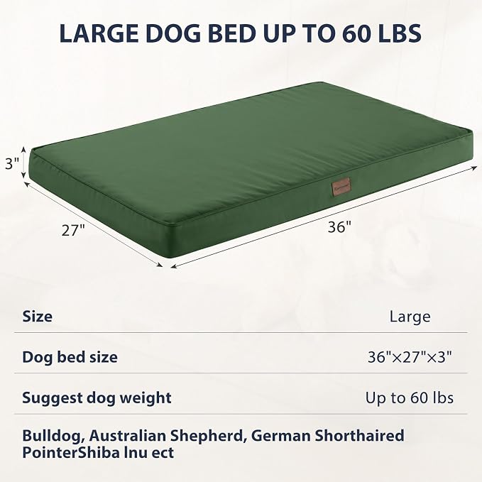 BFPETHOME Outdoor Dog Bed for Large Dogs, Waterproof, Orthopedic - Image 4