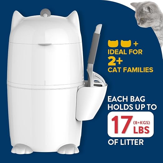 Red Rocket Purrr Litter Twist’R XL Cat Litter Pail Disposal System - Image 2
