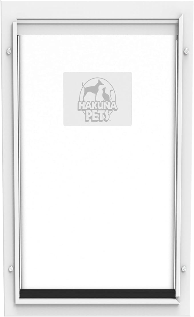 Hakuna Pets Deluxe Aluminum Pet, Cat and Dog Door by HakunaPets