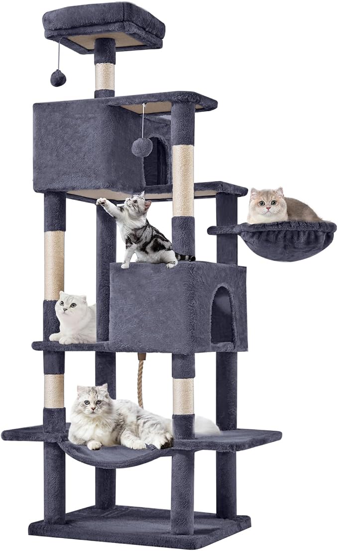 Sweetcrispy 66 Inch Cat Tree Tower, Pet Condo - Image 7