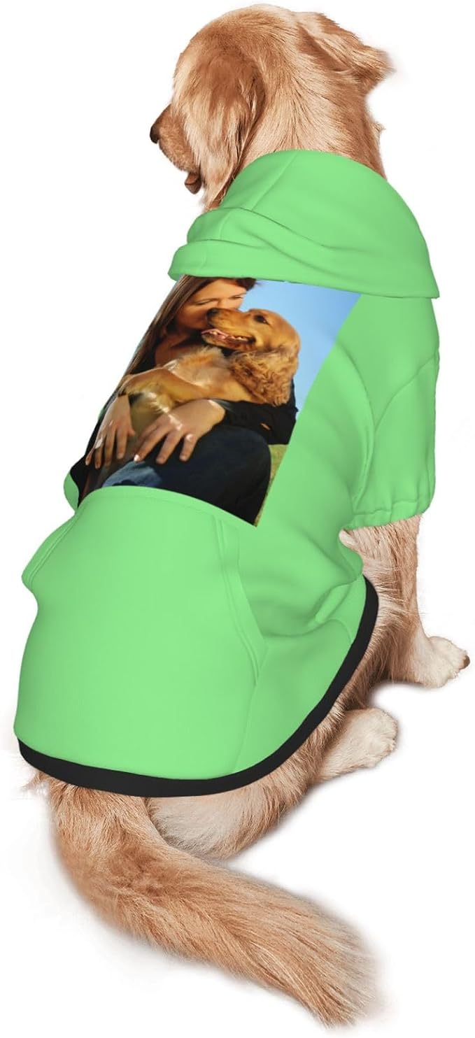 Custom Dog Hoodie Add Your Design Soft & Warm Personalized Photo Text Logo Name - Image 3