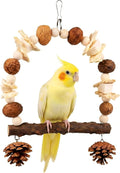 Bird Swing Toy with Cuttlebone & Corn Husks by Unknown