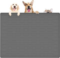 39.4"x29.5" Large Pet Food Mat, Silicone Dog Mats by WelcometoULTIBE