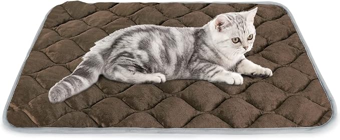 ULIGOTA Self Warming Cat Bed Self Heating Cat Mat Thermal Pet Bed Mat by ULIGOTA